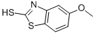 Structure of 2-MERCAPTO-5-METHOXYBENZOTHIAZOLE