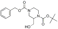 4-benzyl 1-tert-butyl 2-(hydroxymethyl)piperazine-1,4-dicarboxylate结构式