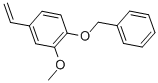 Structure of 4-BENZYLOXY-3-METHOXYSTYRENE