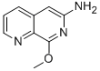 Structure of 1-METHOXY-3-AMINO-8-AZA-ISOCHINOLINE
