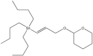 Structure of Stannane, tributyl[(1E)-3-[(tetrahydro-2H-pyran-2-yl)oxy]-1-propenyl]-
