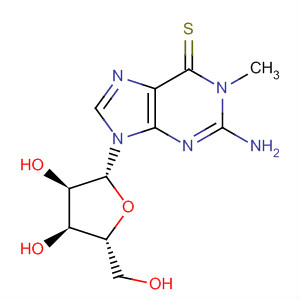 Structure of Guanosine, 1-methyl-6-thio-