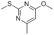 Structure of 4-Methoxy-6-methyl-2-(methylthio)pyrimidine