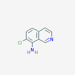 Structure of 8-ISOQUINOLINAMINE,7-CHLORO-