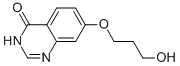 Structure of 7-(3-HYDROXY-PROPOXY)-3H-QUINAZOLIN-4-ONE