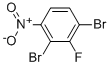 Structure of 2,4-DIBROMO-3-FLUORO-NITROBENZENE