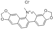 Structure of SANGUINARINE CHLORIDE