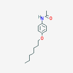 Structure of Acetamide, N-[4-(heptyloxy)phenyl]-