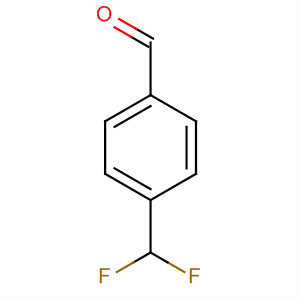Structure of Benzaldehyde, 4-(difluoromethyl)-