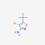 4-BROMO-5-TERT-BUTYLISOXAZOL-3-AMINE,97%结构式