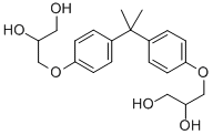 Structure of 2,2-BIS[4-(2,3-DIHYDROXYPROPOXY)PHENYL]PROPANE