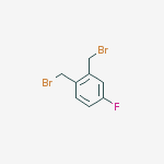 Structure of Benzene, 1,2-bis(bromomethyl)-4-fluoro-