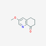 8(5H)-QUINOLINONE,6,7-DIHYDRO-3-METHOXY-结构式