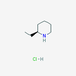 Structure of (S)-2-Ethylpiperidine hydrochloride