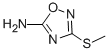 Structure of 1,2,4-Oxadiazol-5-amine,3-(methylthio)-