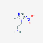1H-Imidazole-1-ethanamine, 2-methyl-5-nitro-结构式