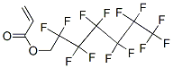 Structure of 2,2,3,3,4,4,5,5,6,6,7,7,7-tridecafluoroheptyl acrylate