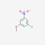Structure of 3-CHLORO-5-NITROANISOLE