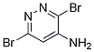3,6-dibroMopyridazin-4-aMine结构式