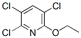 Structure of Pyridine, 2,3,5-trichloro-6-ethoxy-