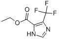 Structure of 1H-Imidazole-4-carboxylic acid, 5-(trifluoromethyl)-, ethyl ester