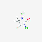 1,3-Dichloro-5,5-dimethylhydan结构式