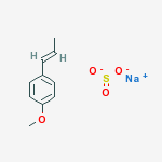 Structure of Polyanetholesulfonic acid sodium salt