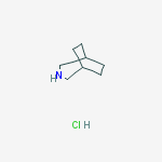 Structure of 3-Azabicyclo[3.2.2]nonane hydrochloride