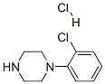 Structure of 1-(2-Chlorophenyl)piperazinedi2HCl