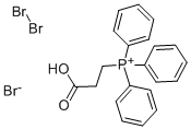 (2-羧乙基)三苯基三溴化膦结构式