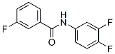 BENZAMIDE, N-(3,4-DIFLUOROPHENYL)-3-FLUORO-结构式