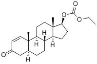 Structure of 1-testosterone Ethyl carbonate