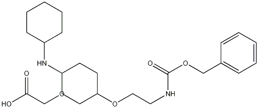Structure of Z-AEEAc-OH.DCHA
