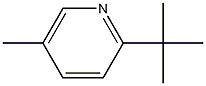 Structure of 2-(1,1-dimethylethyl)-5-methylPyridine