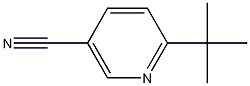 Structure of 3-Pyridinecarbonitrile, 6-(1,1-dimethylethyl)-