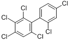 Structure of 2,2,3,4,4,6-HEXACHLOROBIPHENYL