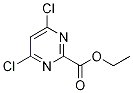 Ethyl 4,6-dichloro-2-pyrimidinecarboxylate结构式