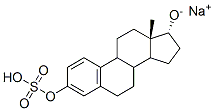 Structure of Estra-1,3,5(10)-triene-3,17-diol, 3-(hydrogen sulfate), monosodium salt, (17alpha)-