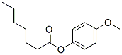 Heptanoic acid 4-methoxyphenyl ester结构式