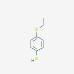 Benzenethiol, 4-(ethylthio)-结构式