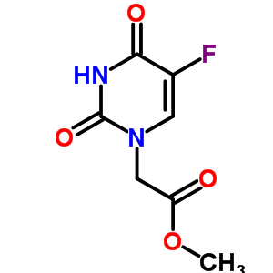 Structure of methyl (5-fluoro-2,4-dioxo-3,4-dihydropyrimidin-1(2H)-yl)acetate