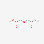 2-(2-methoxy-2-oxoethoxy)acetic acid结构式