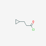 Structure of Cyclopropanepropanoylchloride