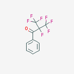 Structure of 1-Propanone, 2,3,3,3-tetrafluoro-1-phenyl-2-(trifluoromethyl)-