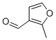 Structure of 2-methyl-3-furaldehyde