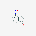 Structure of 4-nitro-2,3-dihydro-1H-inden-1-ol