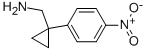 Structure of Cyclopropanemethanamine, 1-(4-nitrophenyl)-