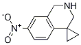 Structure of 7'-nitro-2',3'-dihydro-1'H-spiro[cyclopropane-1,4'-isoquinoline]