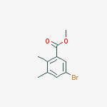 Structure of methyl 5-bromo-2,3-dimethylbenzoate