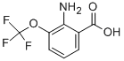 2-氨基-3-(三氟甲氧基)苯甲酸结构式